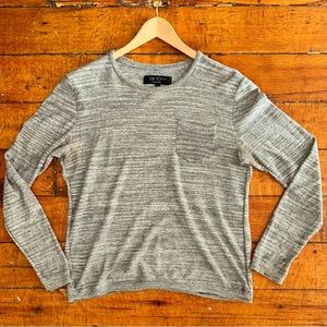 Knit rag and bone men’s sweater, long sleeve